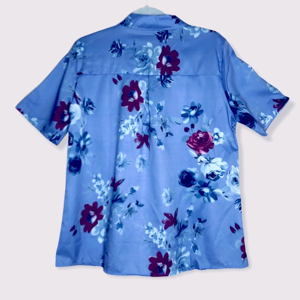 VINTAGE 🕺 handmade s-slv collar shirt w/pocket XL - Picture 2 of 6
